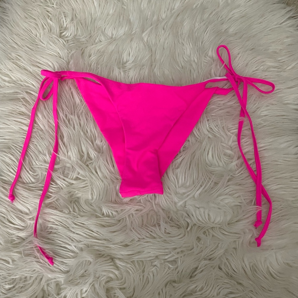 neon pink bikini bottoms from shein